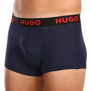 3PACK pánske boxerky HUGO viacfarebné (50496723 406) L, trenky
