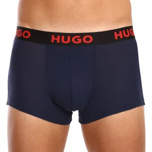 3PACK pánske boxerky HUGO viacfarebné (50496723 406) L, trenky