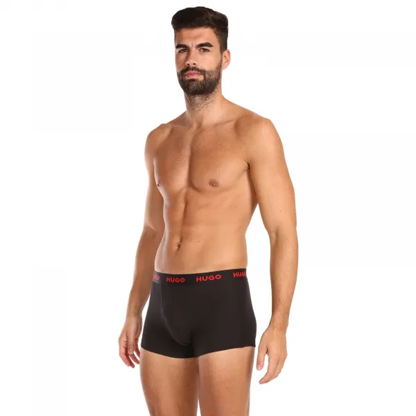 3PACK pánske boxerky HUGO viacfarebné (50469766 303) M, trenky