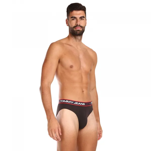 3PACK pánske slipy Tommy Hilfiger čierné (UM0UM02970 0R7) S