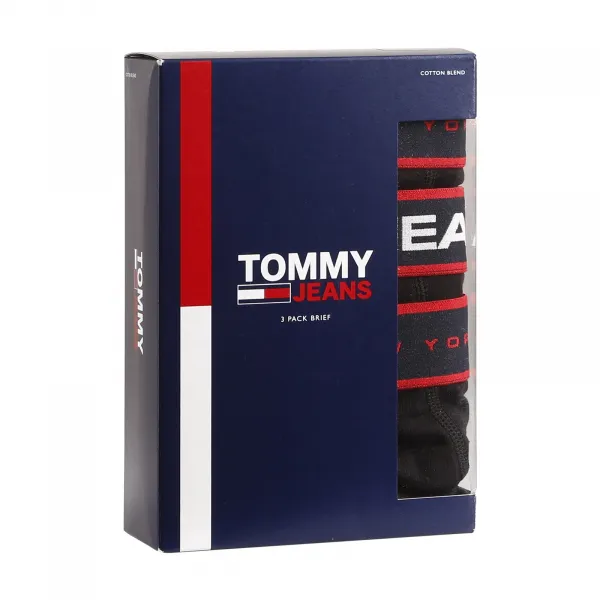 3PACK pánske slipy Tommy Hilfiger čierné (UM0UM02970 0R7) S