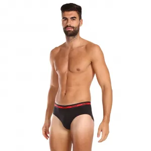 3PACK pánske slipy HUGO čierné (50492378 002) S