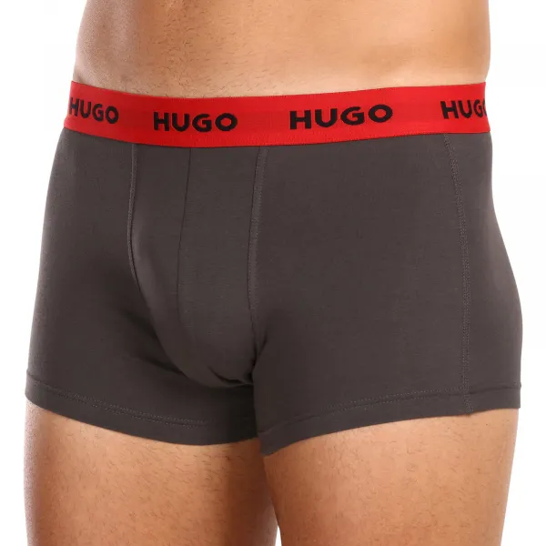 3PACK pánske boxerky HUGO viacfarebné (50469766 031) M, trenky