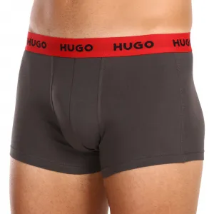 3PACK pánske boxerky HUGO viacfarebné (50469766 031) M, trenky