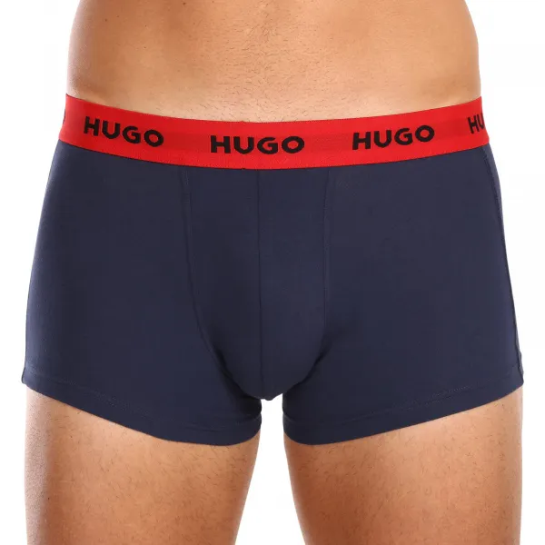 3PACK pánske boxerky HUGO viacfarebné (50469766 031) M, trenky