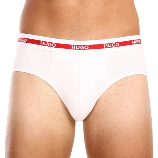 3PACK pánske slipy HUGO viacfarebné (50492378 621) S
