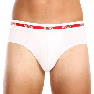 3PACK pánske slipy HUGO viacfarebné (50492378 621) S