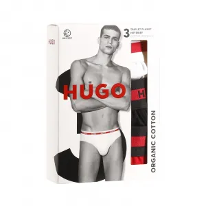 3PACK pánske slipy HUGO viacfarebné (50492378 621) S
