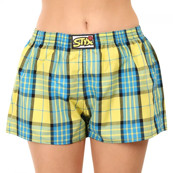 3PACK dámske trenky Styx klasická guma viacfarebné (3K10236) S, trenírky