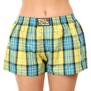 3PACK dámske trenky Styx klasická guma viacfarebné (3K10236) S, trenírky