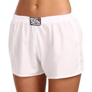 Dámske trenky Styx klasická guma biele (K1061) L, trenírky