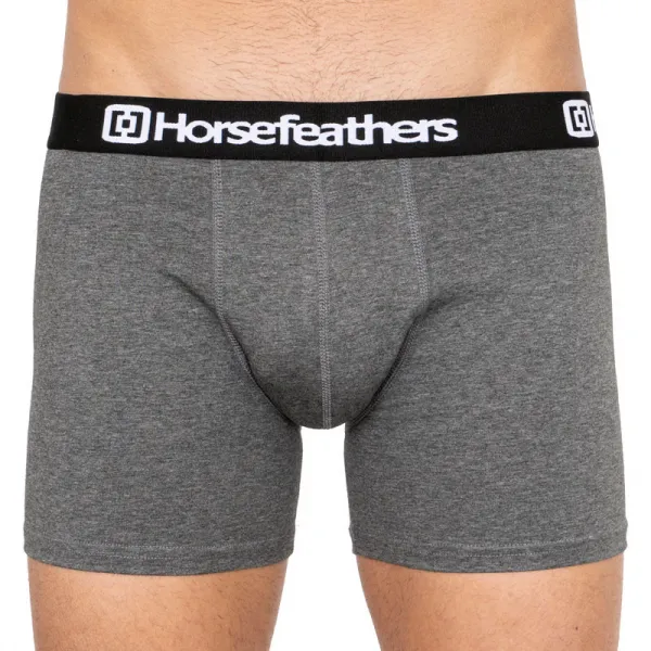 3PACK pánske boxerky Horsefeathers Dynasty heather antracite (AM067B) S, trenky