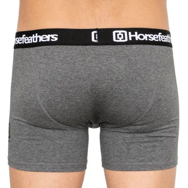 3PACK pánske boxerky Horsefeathers Dynasty heather antracite (AM067B) S, trenky