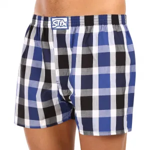 3PACK pánske trenky Styx klasická guma viacfarebné (3A11789) S, trenírky