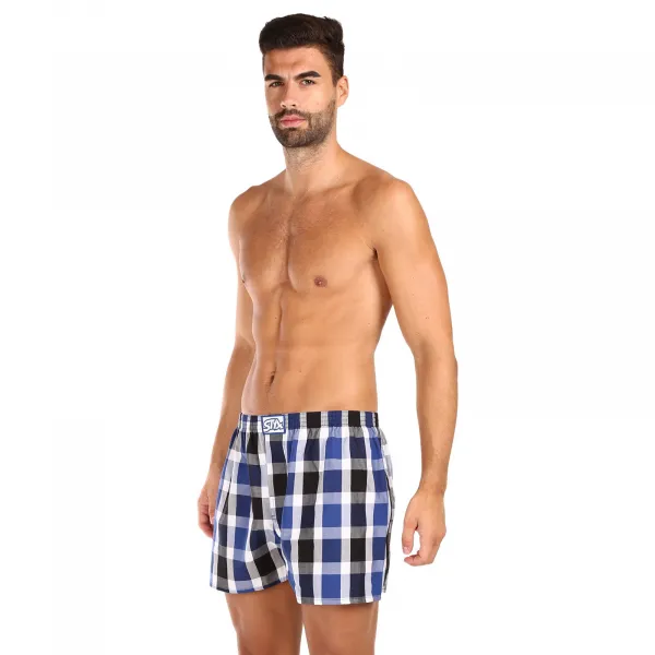 3PACK pánske trenky Styx klasická guma viacfarebné (3A11789) S, trenírky
