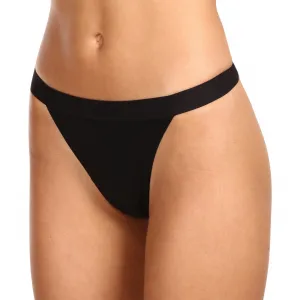 3PACK dámske tangá HUGO čierná (50496893 001) XL