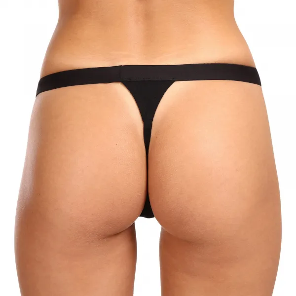 3PACK dámske tangá HUGO čierná (50496893 001) XL