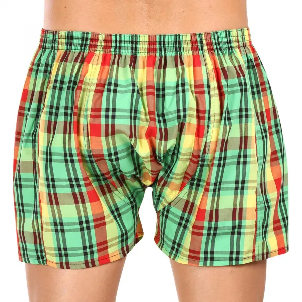 3PACK pánske trenky Styx klasická guma viacfarebné (3A100618) M, trenírky