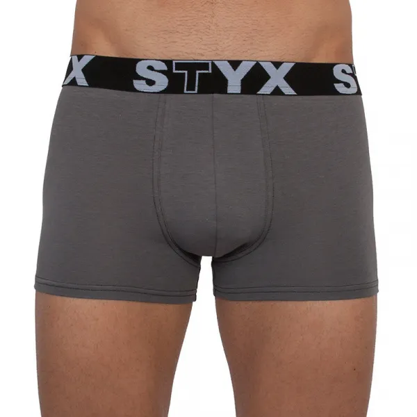 3PACK pánske boxerky Styx športová guma nadrozmer viacfarebné (3R10379) 4XL, trenky