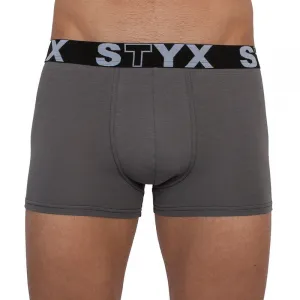 3PACK pánske boxerky Styx športová guma nadrozmer viacfarebné (3R10379) 4XL, trenky