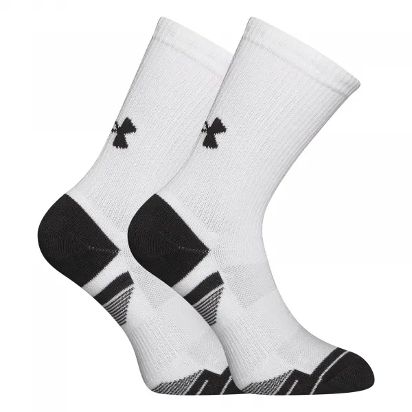 3PACK ponožky Under Armour bielé (1379512 100) L