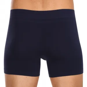Pánske boxerky Nedeto bezšvové bambusové modre (NDTB002S) XL, trenky