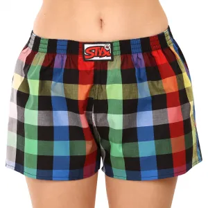 3PACK dámske trenky Styx klasická guma viacfarebné (3K10812) S, trenírky