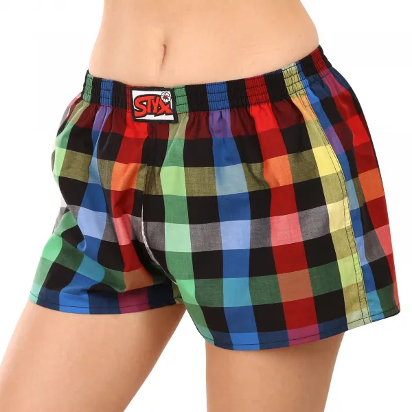 3PACK dámske trenky Styx klasická guma viacfarebné (3K10812) S, trenírky