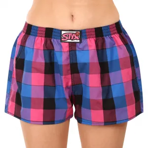 3PACK dámske trenky Styx klasická guma viacfarebné (3K10812) S, trenírky