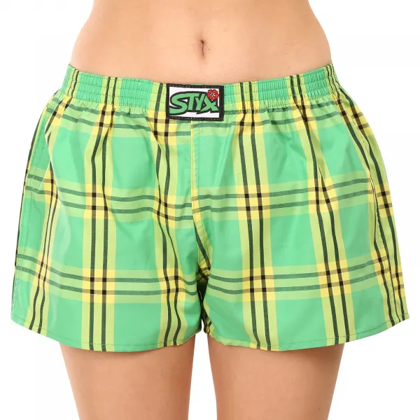3PACK dámske trenky Styx klasická guma viacfarebné (3K10812) S, trenírky