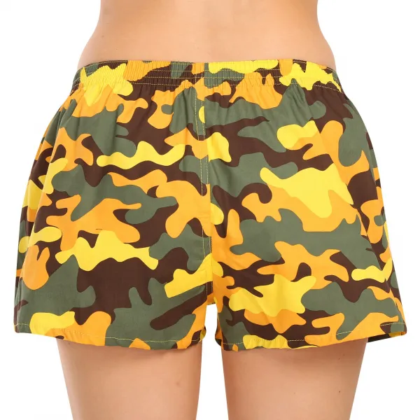 Dámske trenky Styx art klasická guma maskáč žltý (K1559) M, trenírky