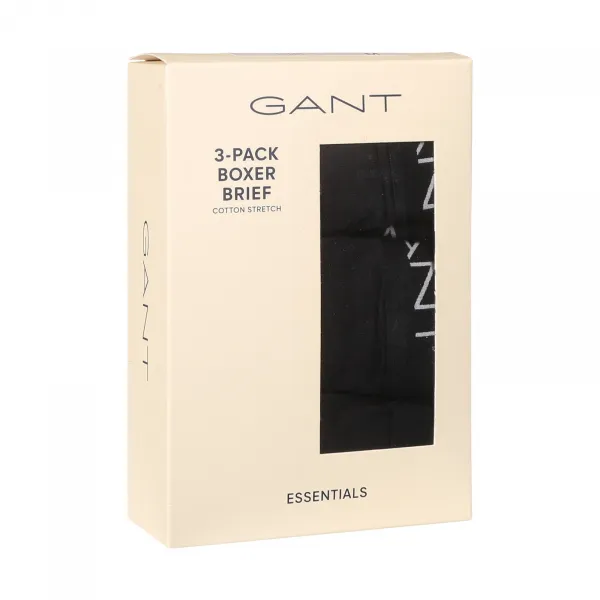 3PACK pánske boxerky Gant čierné (900013004-005) M, trenky