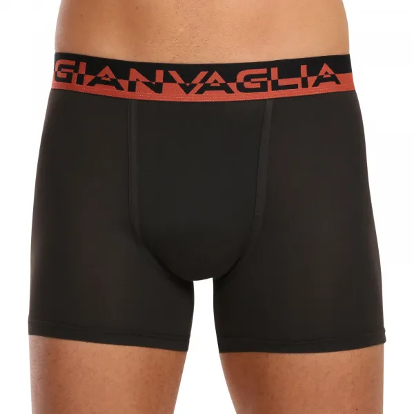 5PACK pánske boxerky Gianvaglia čierne (GVG-5008) L, trenky