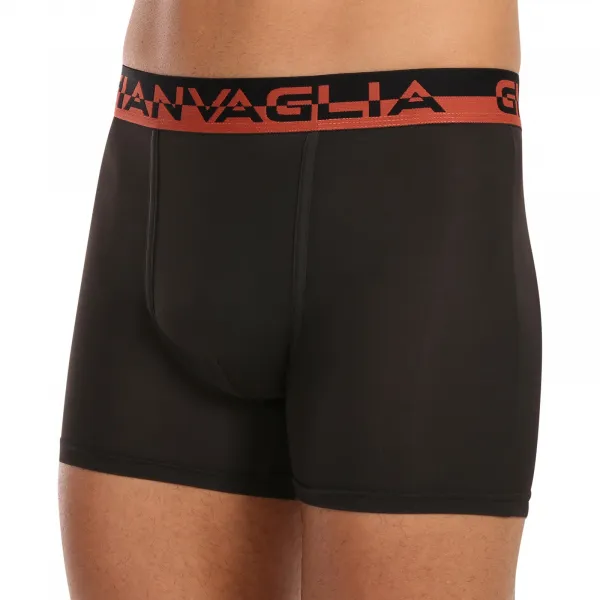 5PACK pánske boxerky Gianvaglia čierne (GVG-5008) L, trenky