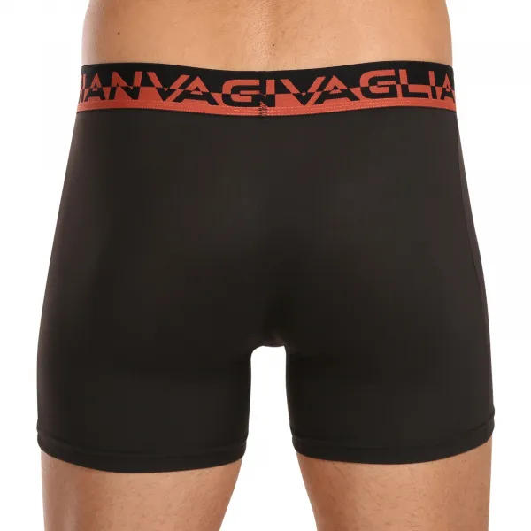5PACK pánske boxerky Gianvaglia čierne (GVG-5008) L, trenky
