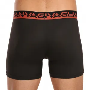 5PACK pánske boxerky Gianvaglia čierne (GVG-5008) L, trenky