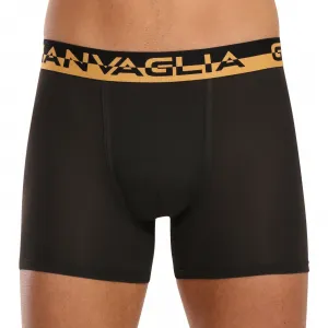 5PACK pánske boxerky Gianvaglia čierne (GVG-5008) L, trenky
