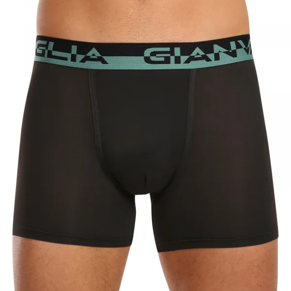 5PACK pánske boxerky Gianvaglia čierne (GVG-5008) L, trenky