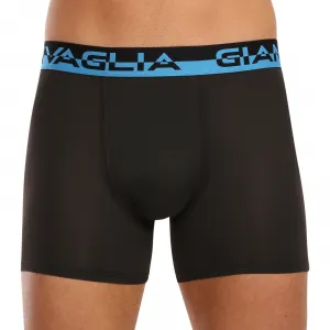 5PACK pánske boxerky Gianvaglia čierne (GVG-5008) L, trenky