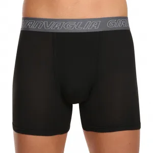 5PACK pánske boxerky Gianvaglia čierne (GVG-5014) M, trenky