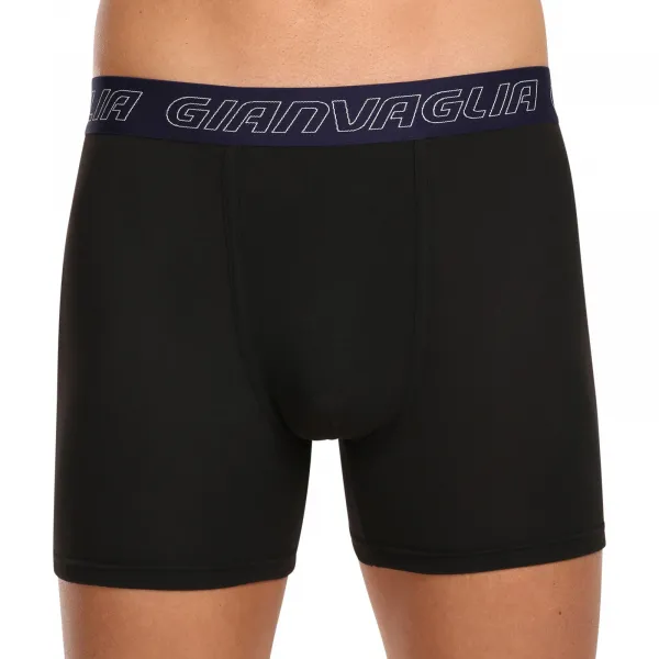 5PACK pánske boxerky Gianvaglia čierne (GVG-5014) M, trenky