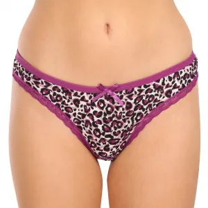 3PACK dámske tangá Fine woman viacfarebná (808-B) M