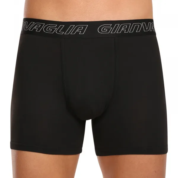 5PACK pánske boxerky Gianvaglia čierne (GVG-5014) M, trenky
