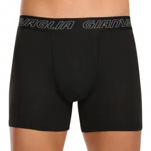 5PACK pánske boxerky Gianvaglia čierne (GVG-5014) M, trenky
