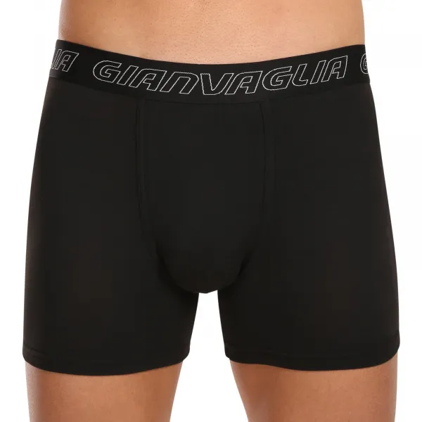 5PACK pánske boxerky Gianvaglia čierne (GVG-5015) M, trenky