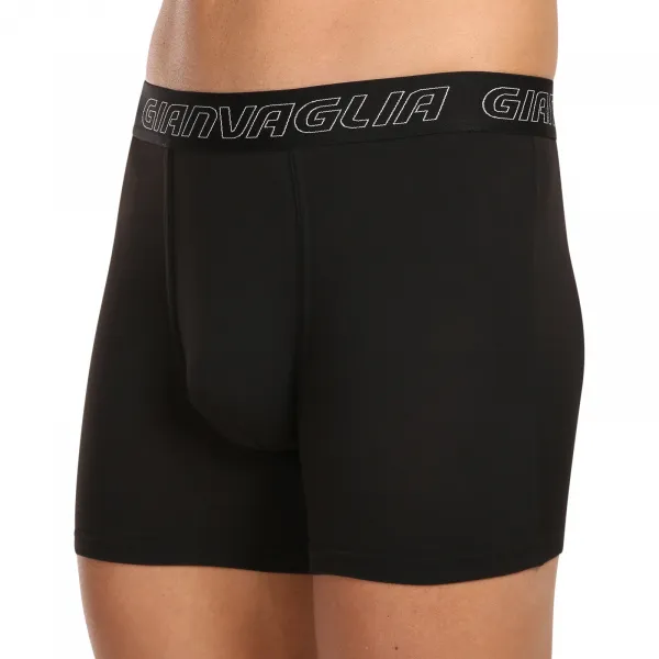 5PACK pánske boxerky Gianvaglia čierne (GVG-5015) M, trenky
