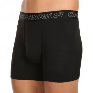 5PACK pánske boxerky Gianvaglia čierne (GVG-5015) M, trenky
