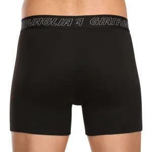 5PACK pánske boxerky Gianvaglia čierne (GVG-5015) M, trenky
