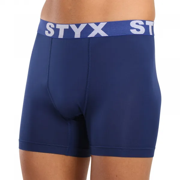 Pánske funkčné boxerky Styx tmavo modré (W968) S, trenky
