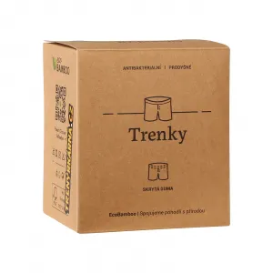 Pánske trenky Gino bambusové sivé (75194) M, trenírky